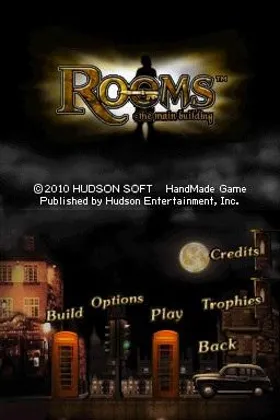 Rooms - The Main Building (USA) (En,Fr,Es) screen shot title